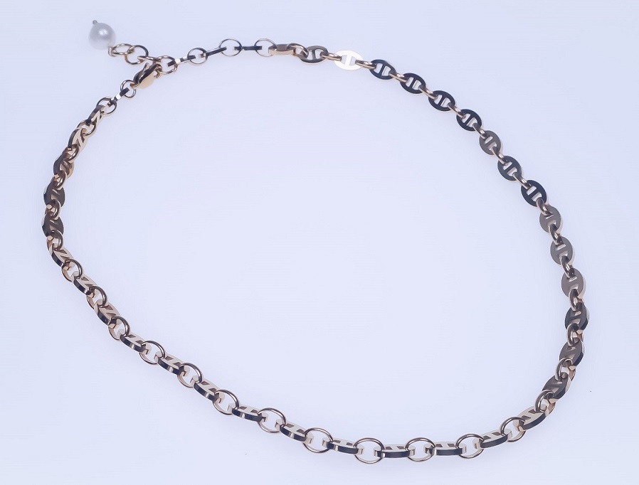 Stainless Steel Gold Color Necklace