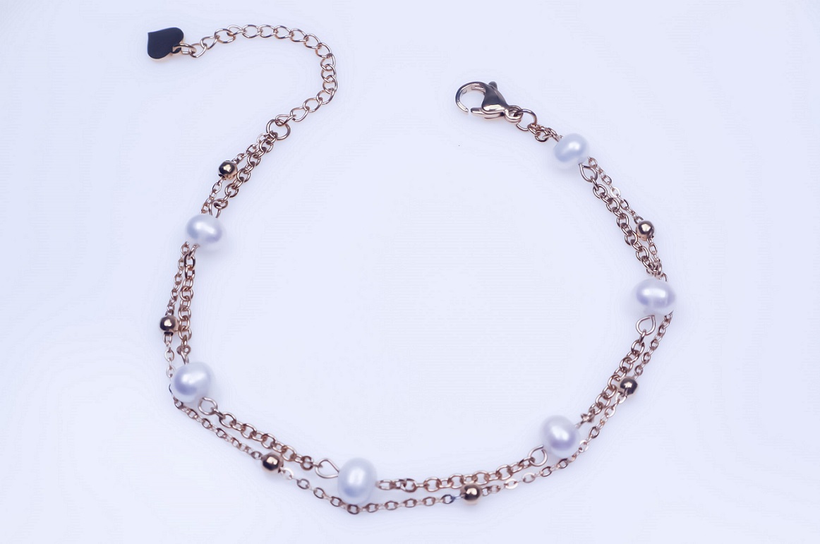 Stainless Steel FWP Gold Color Multilayer Bracelet