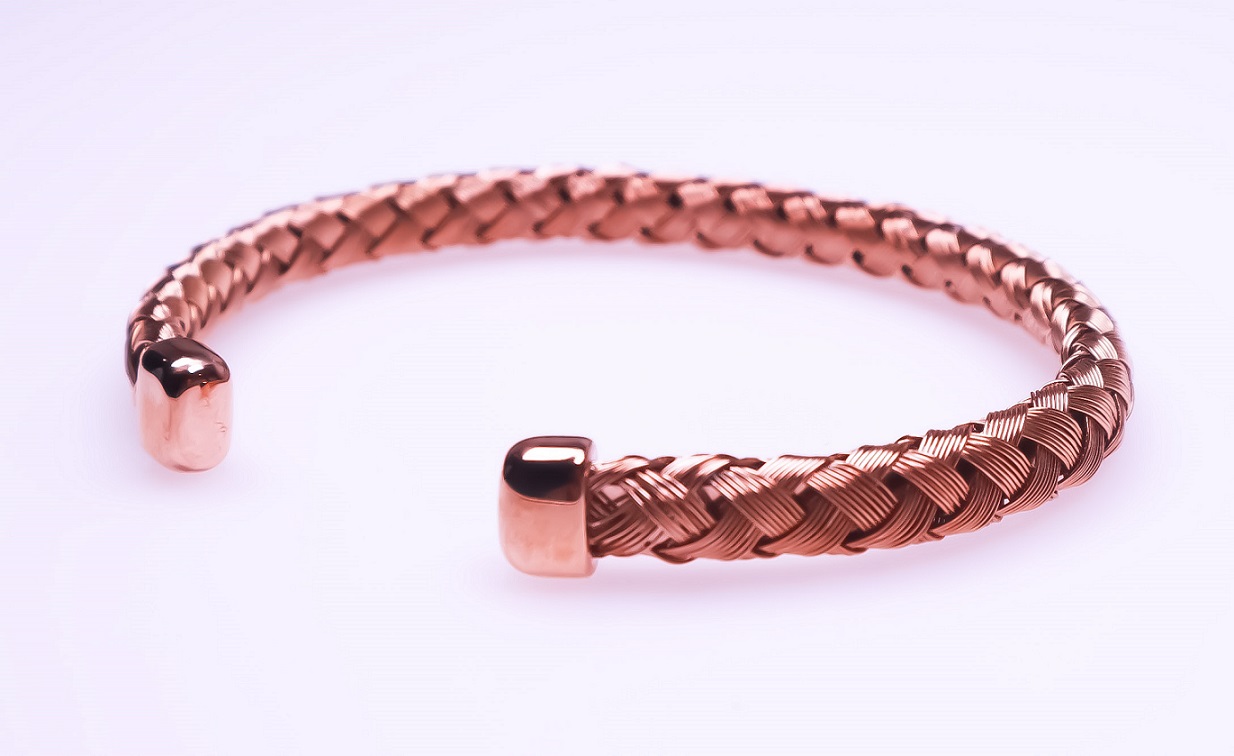 Stainless Steel Rose Gold Color Bangle