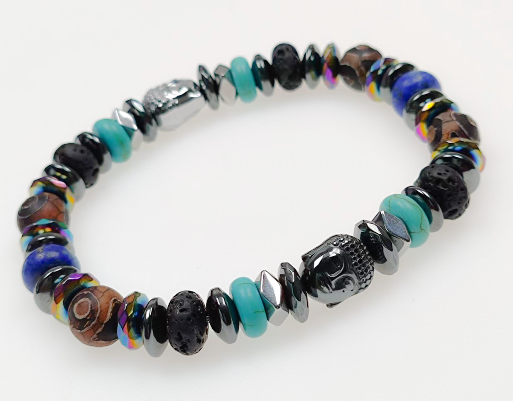 Hematite Buddhism Bracelet